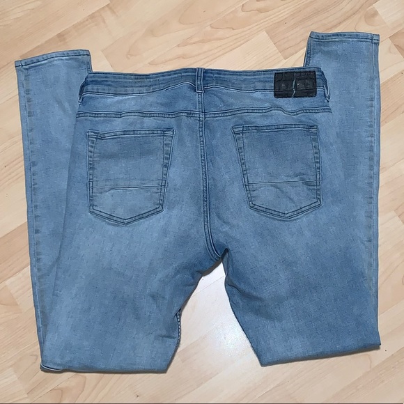 SOLD***Pacsun Active Stretch Stacked Skinny Moto Jeans 34x32 - Picture 4 of 12